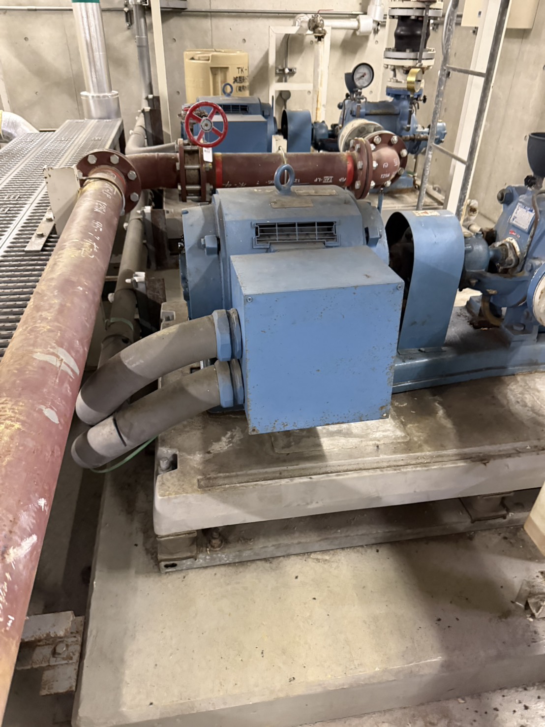 某施設ポンプ入替に伴う電気工事