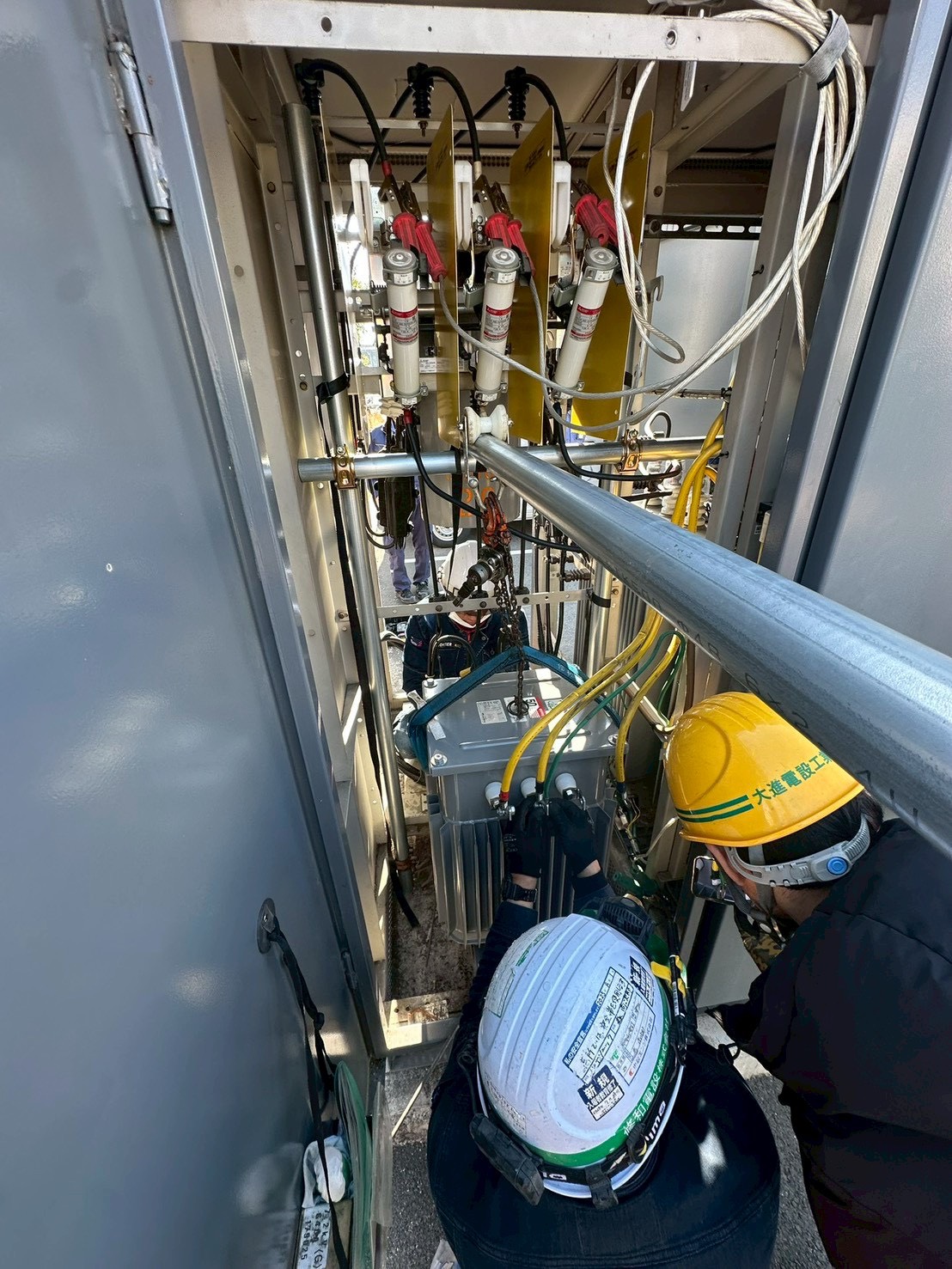 某工場 変圧器改修工事