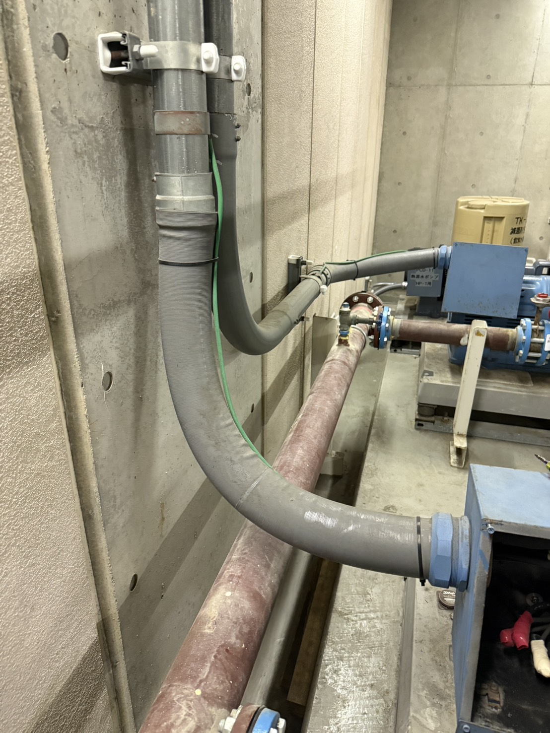 某施設ポンプ入替に伴う電気工事